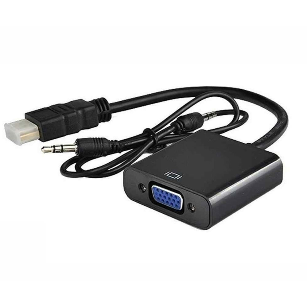 BAWERLİNK BW-554 HDMI TO VGA+AUX DÖNÜŞTÜRÜCÜ KABLOSU