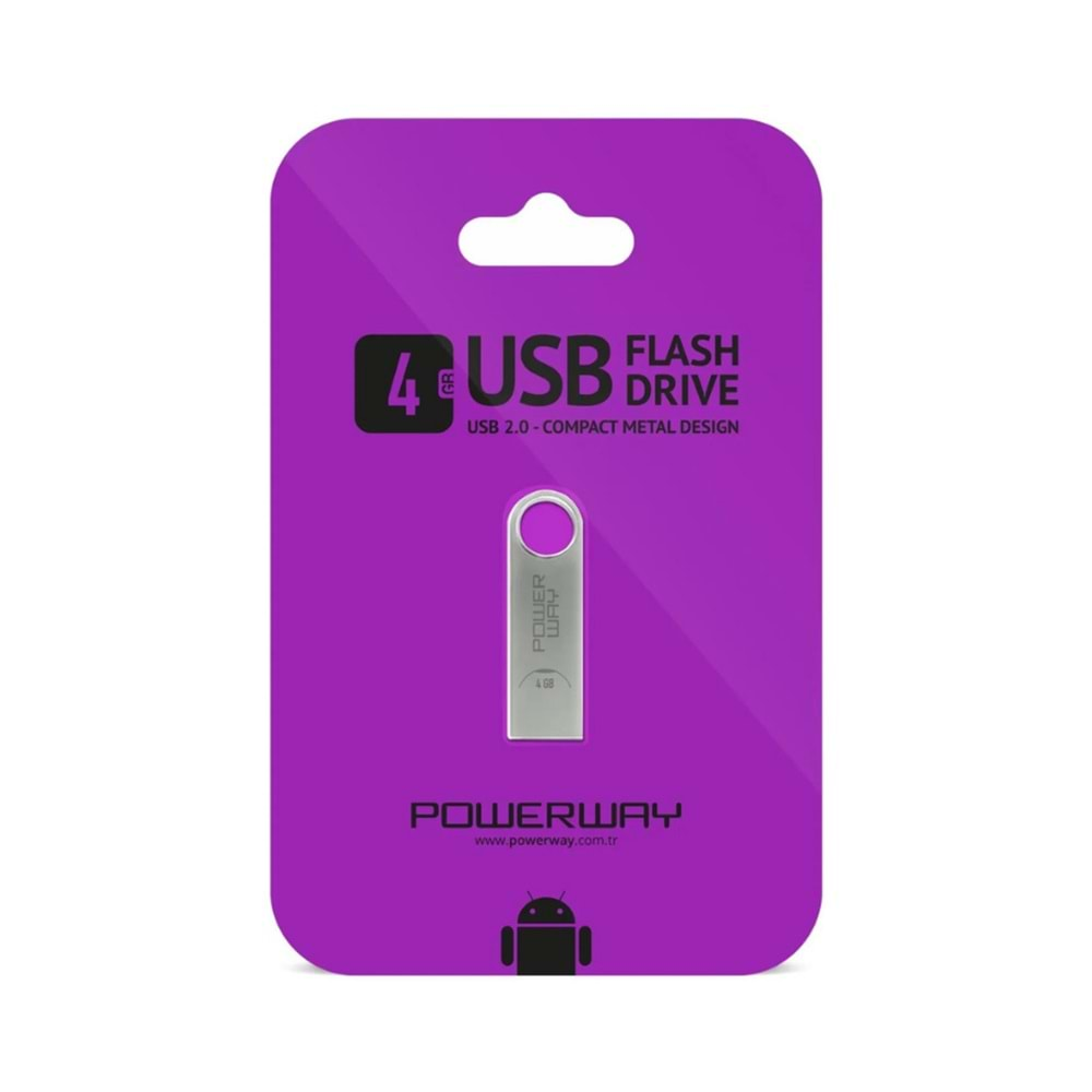 POWERWAY 4 GB USB FLASH BELLEK