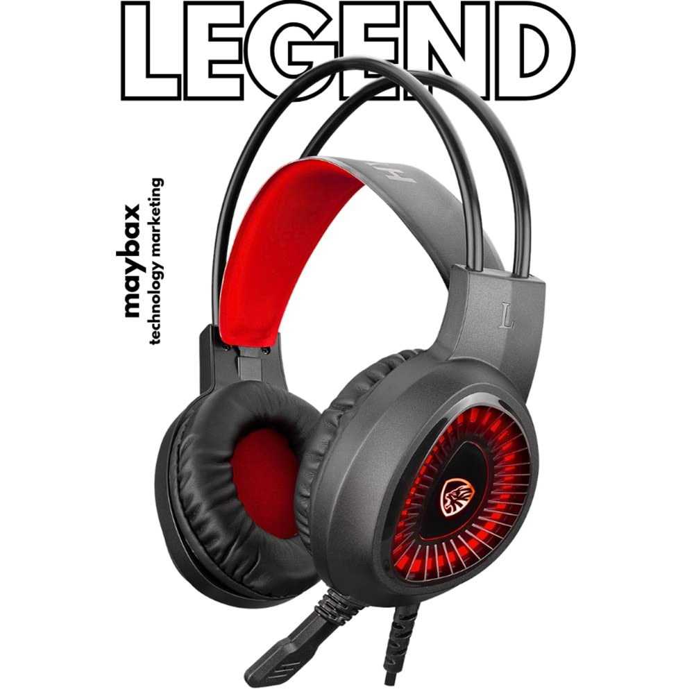 HYTECH HY-G1 LEGEND 3,5mm GAMİNG OYUNCU MİKROFONLU KULAKLIK