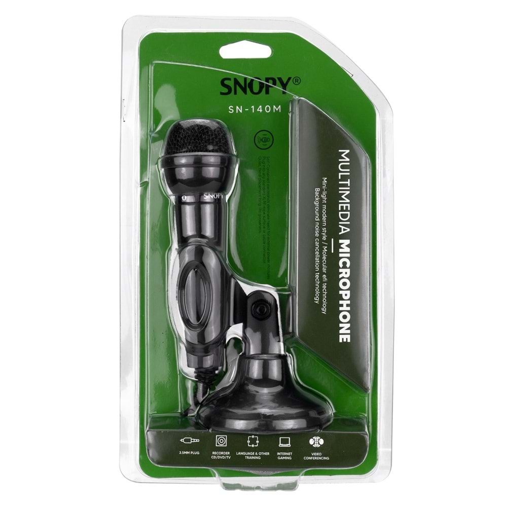 SNOPY SN-140M SİYAH MASAÜSTÜ MİKROFON