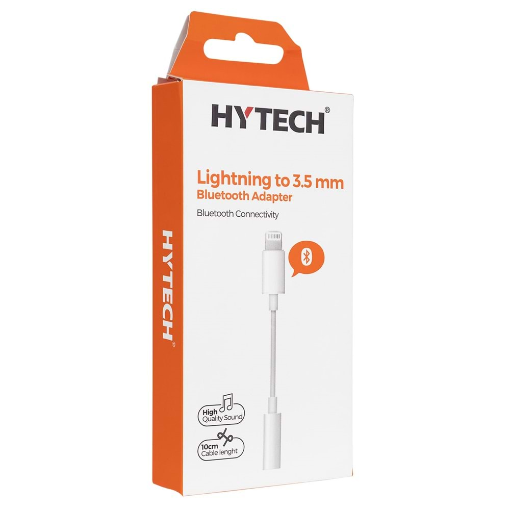 HYTECH HY-XO43 BEYAZ 3,5mm to BLUETOOTH LİNGHTNİNG ÇEVİRİCİ