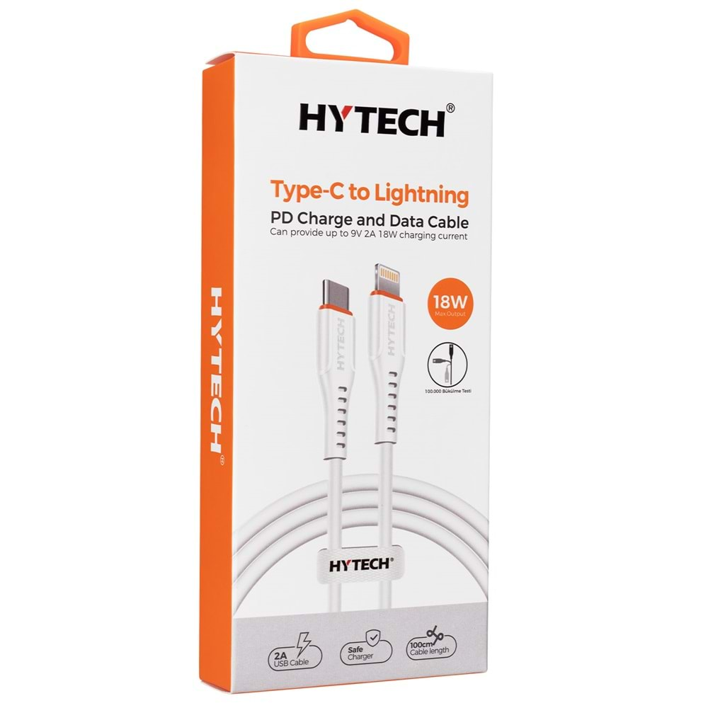 HYTECH HY-XPD10 PD 1M TYPE-C TO LİGHTNİNG DATA HIZLI ŞARJ KABLOSU