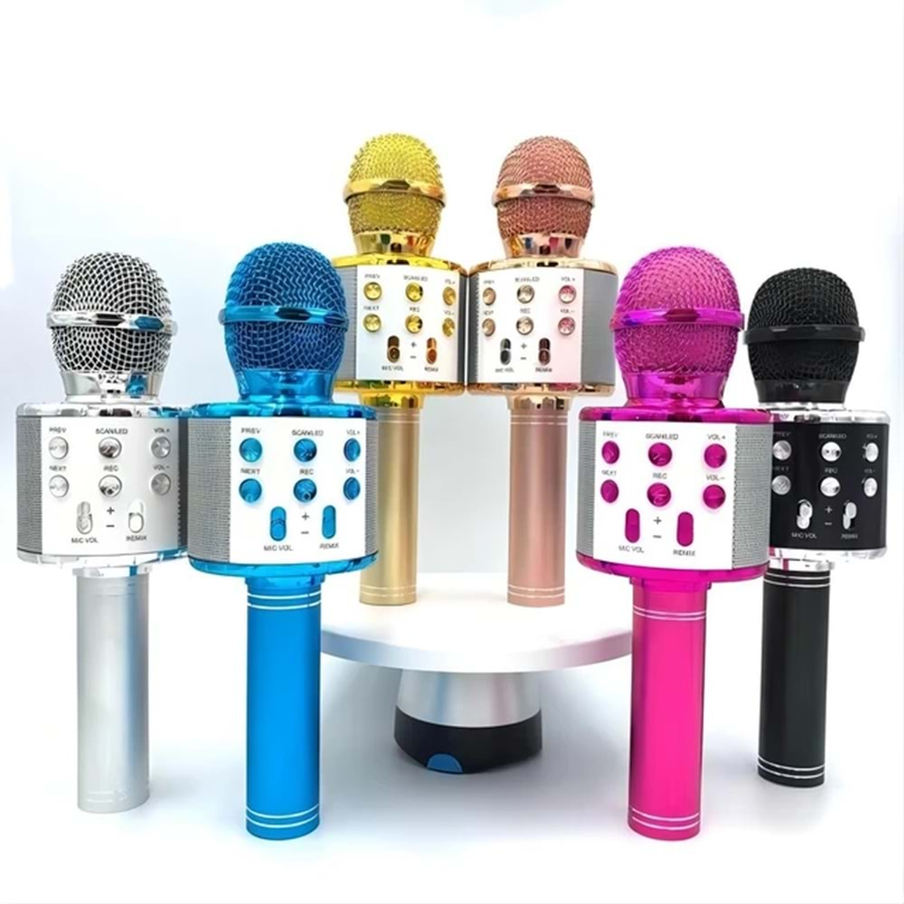 WS-858 KARAOKE BLUETOOTHT MİKROFON