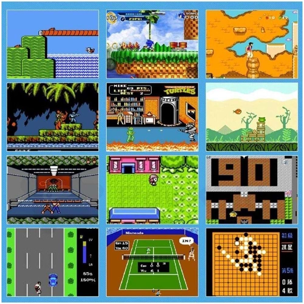 ATARİ SUP GAMEBOY ÇİFT OYUN KONSOLU