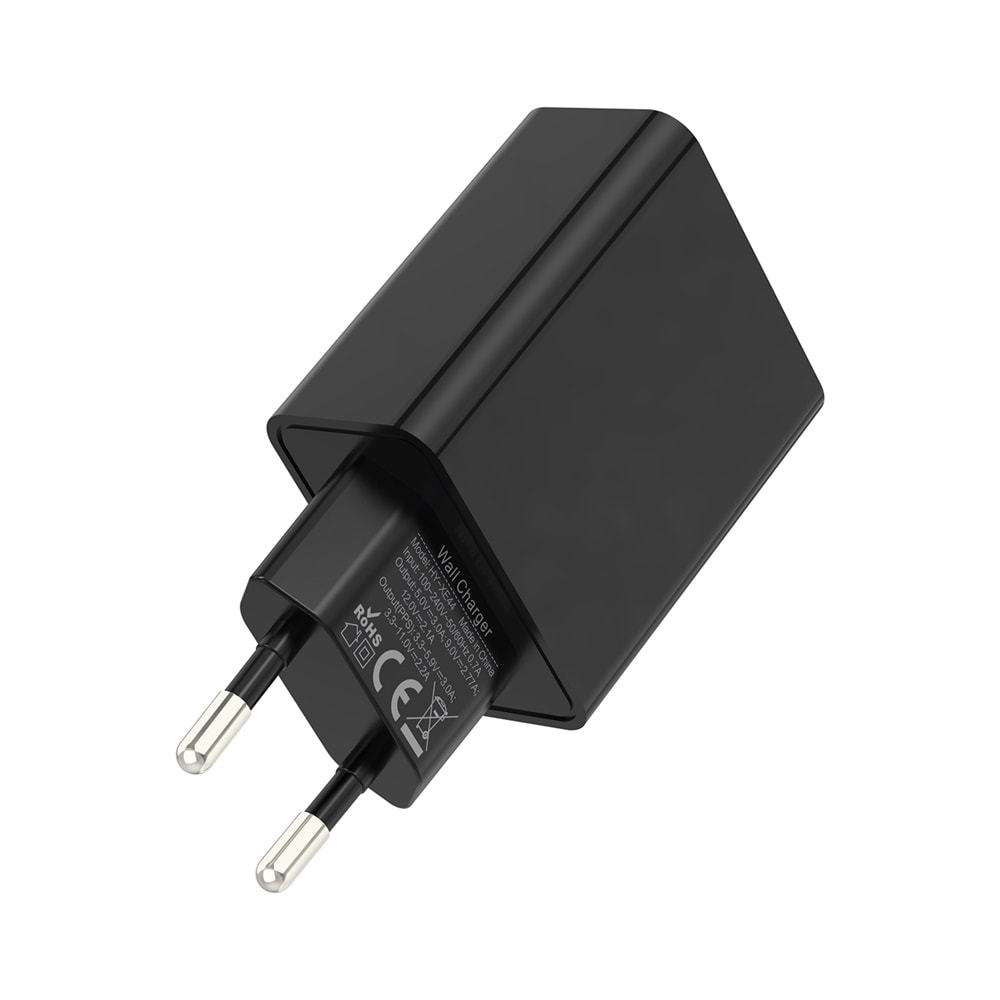 Hytech HY-XE44 25W Type USB-C PD3.0/Quick Charge QC4.0 Type-C Kablolu Şarj Adaptörü