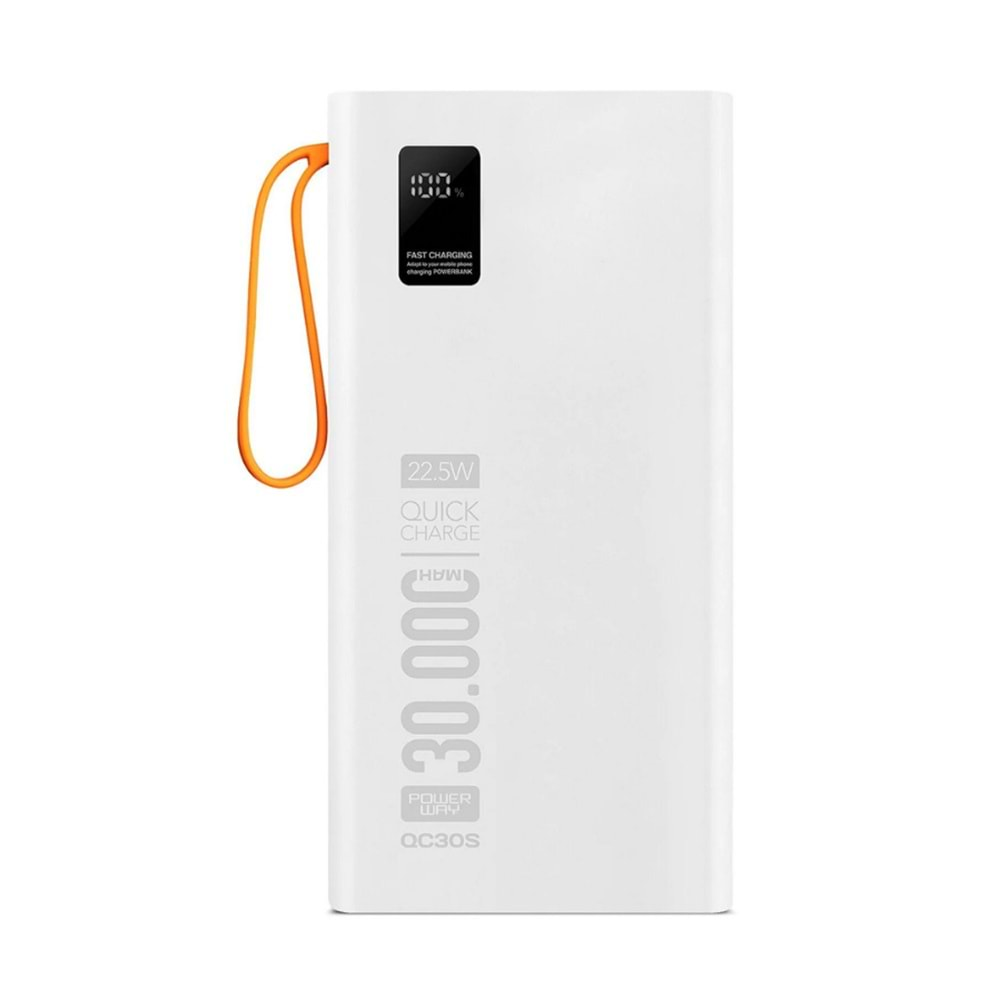 Powerway QC30 30000 Amper Pd 22.5W Powerbank Pil Şarj Cihazı