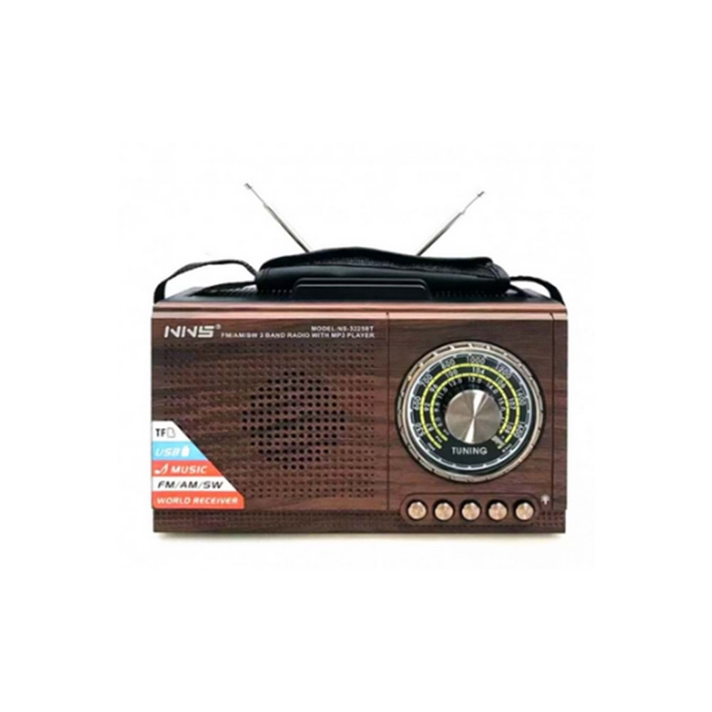 NNS-3225BT NOSTALJIK BLUETOOTHT RADYO