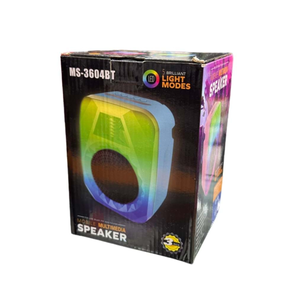 MS-3603 RGB BLUETOOTHT MÜZİK ÇALAR