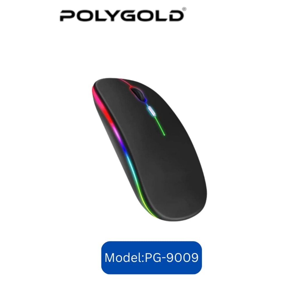 POLYGOLD PG-9009 ŞARJLI WIRELESS MOUSE