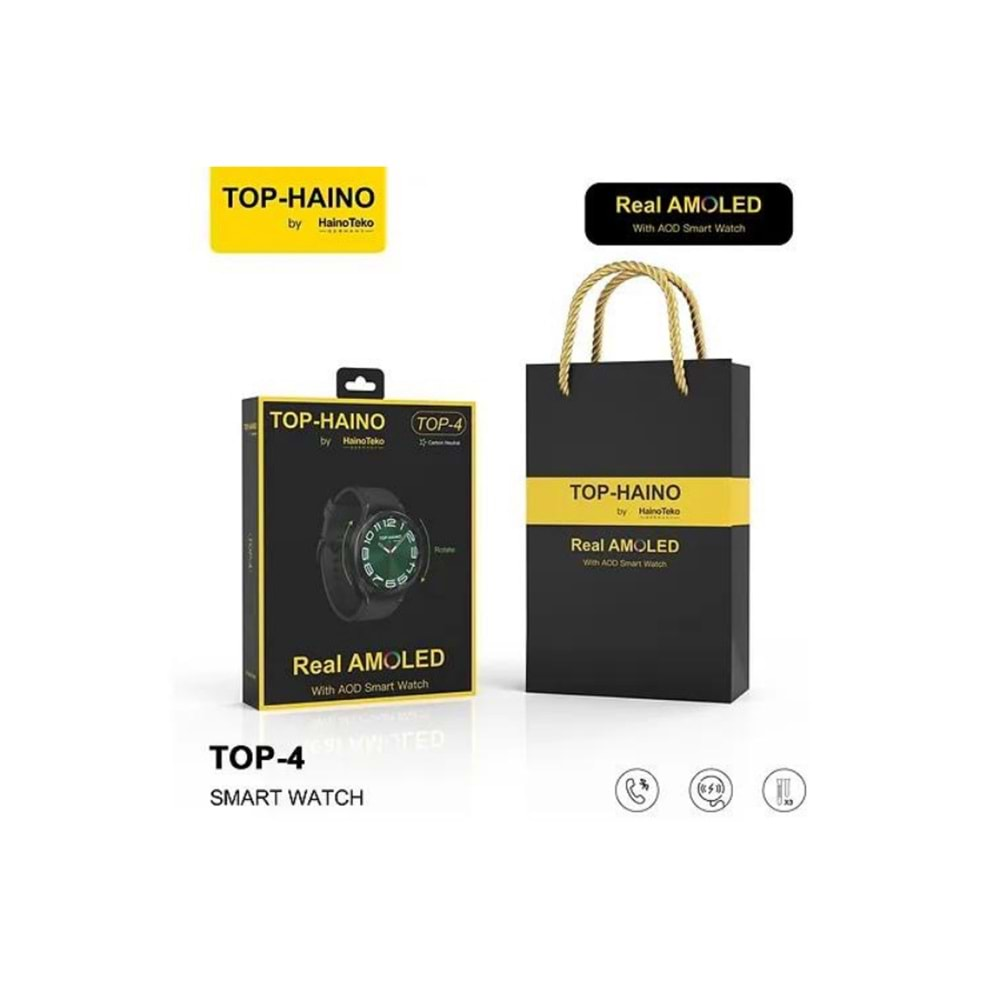 TOP-4 HAİNO TEKO AMOLED EKRAN AKILLI SAAT