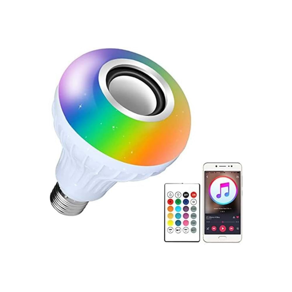 LED MUSİC BLUETOOTHT AMPÜL