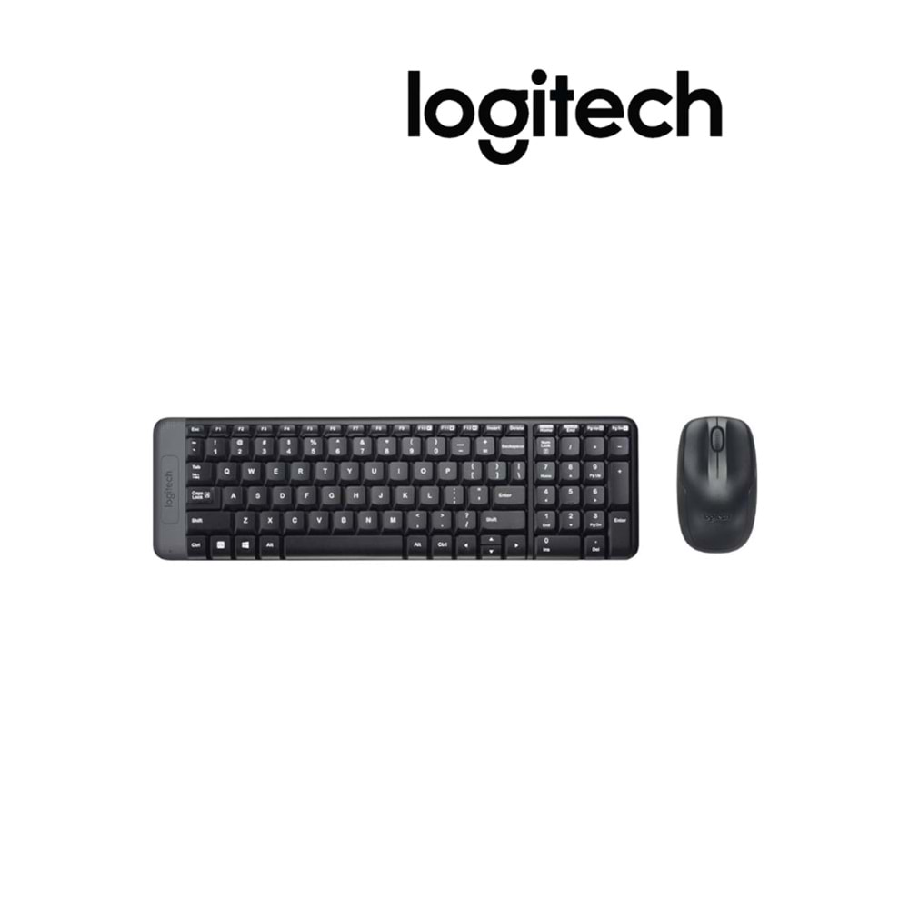 Logıtech MK220 Kablosuz Klavye Mouse Set (Q TR)