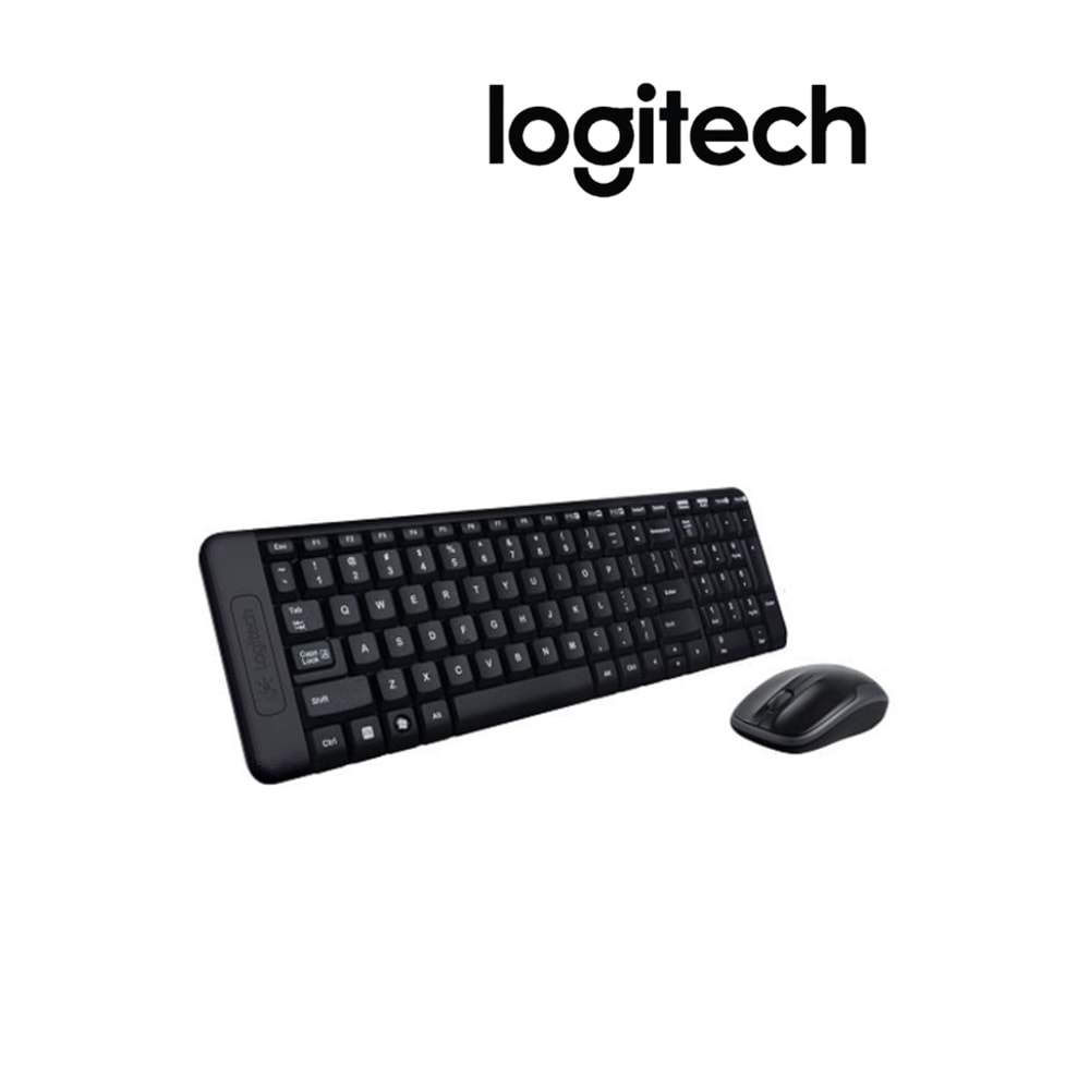 Logıtech MK220 Kablosuz Klavye Mouse Set (Q TR)