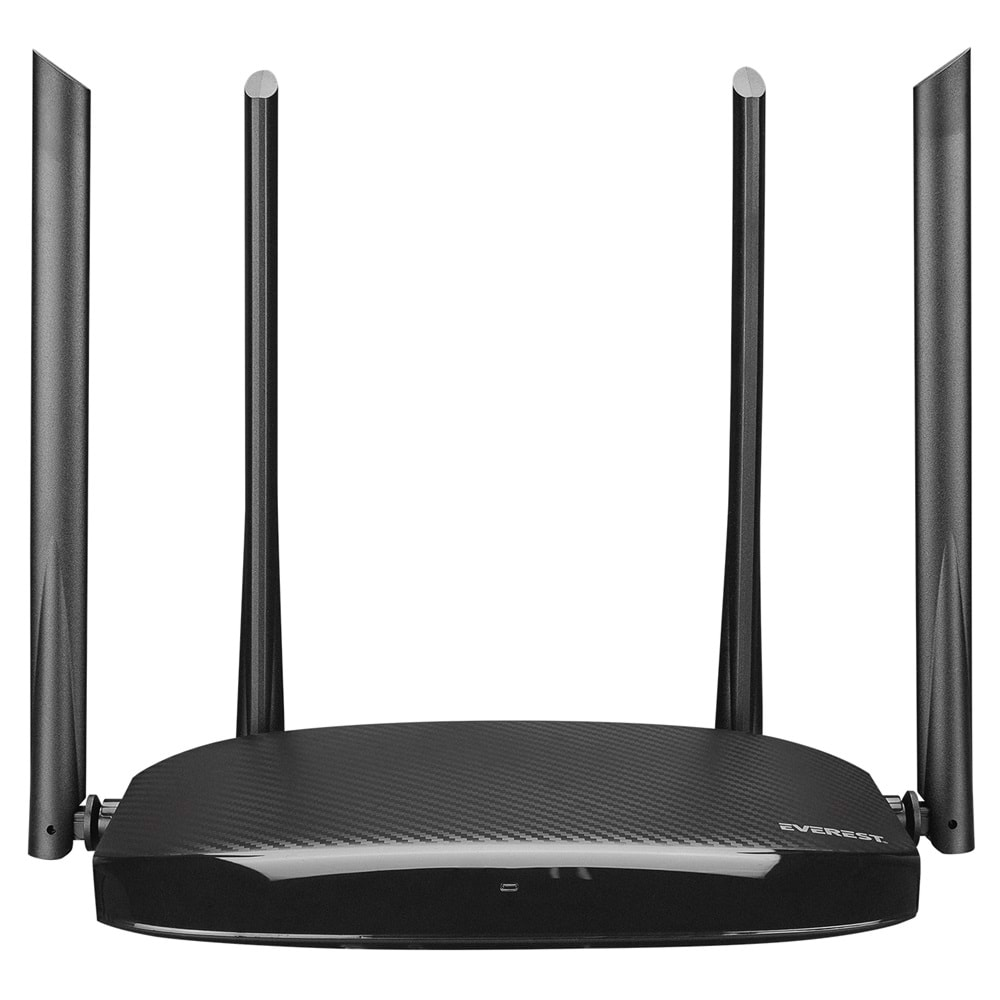 Everest EWR-AC5-V3 AC1200Mbps DualBand 4*6dBi Anten WISP+AP+Repeater Destekli Kablosuz Wifi Router