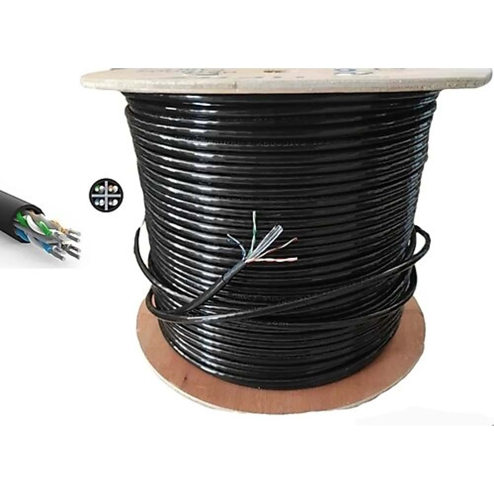 Mpia NC-1 Outdoor 305 mt Cat6 Ftp Çift Katmanlı Dış Ortam Network Internet Kablosu