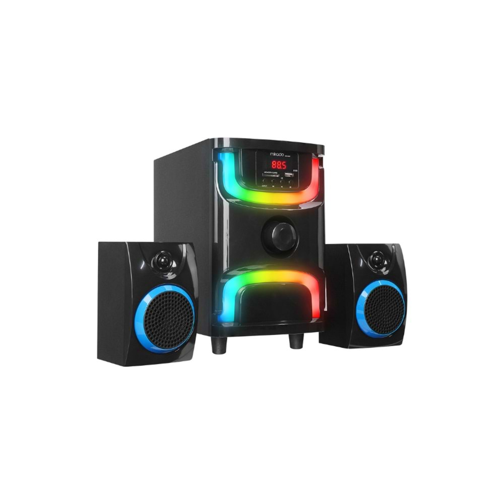 Mikado MD-96BT 2+1 40W Siyah Multimedya FM/BT/SD/USB Speaker Hoparlör