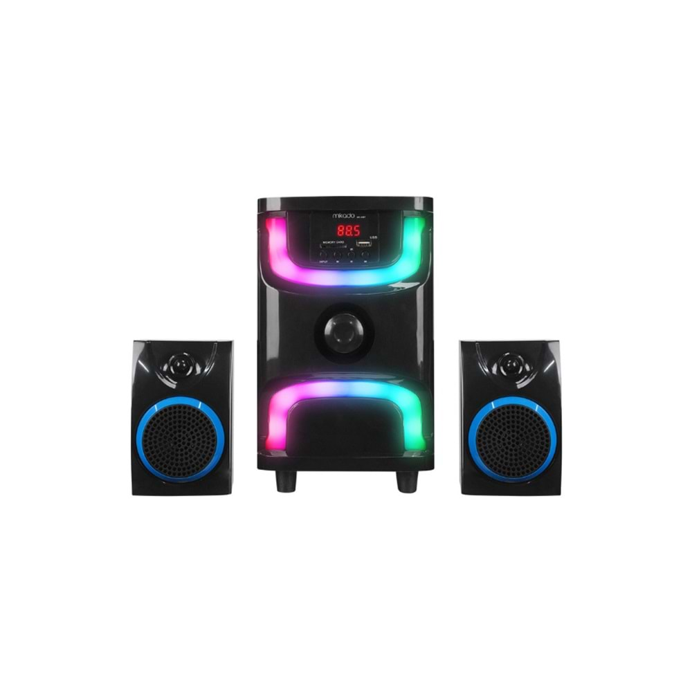 Mikado MD-96BT 2+1 40W Siyah Multimedya FM/BT/SD/USB Speaker Hoparlör