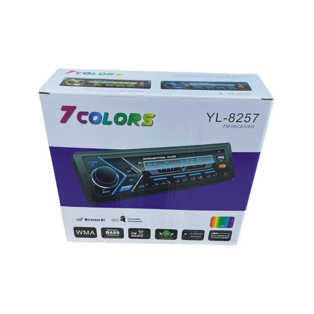 Bawerlink 4x50 Watt Çift USB/SD/FM Bluetooth Oto Teyp BW-6301 BW-6302 BW-6303 BW-6304 BW-6307 BW-6308