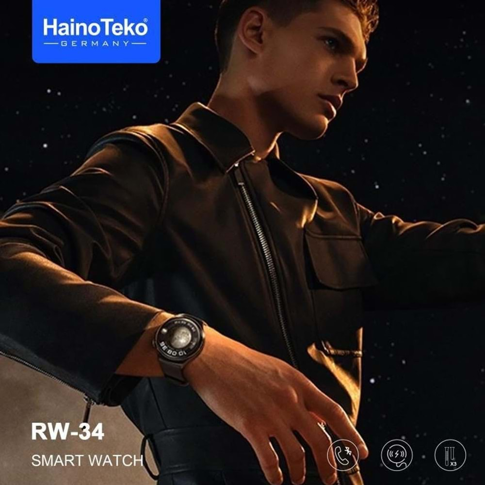 RW-34 HAİNO TEKO AMOLED WATCH4 PRO AKILLI SAAT