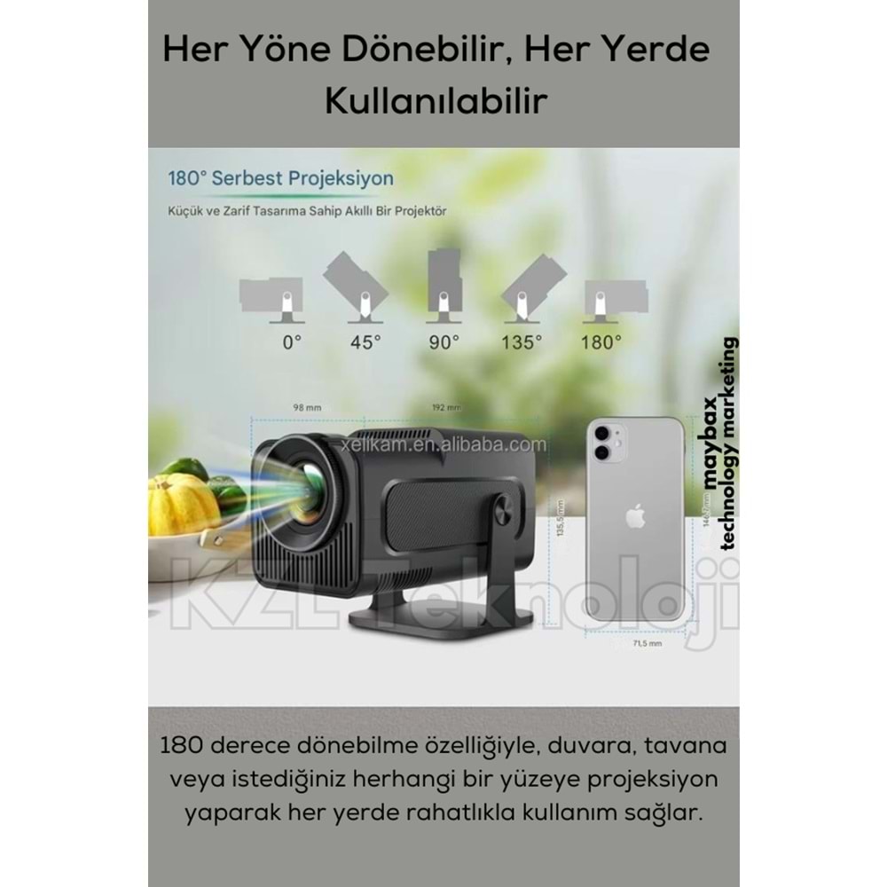 HCS350 PROJEKSİYON cihazı GAME PAD ÇİFT KONSOL