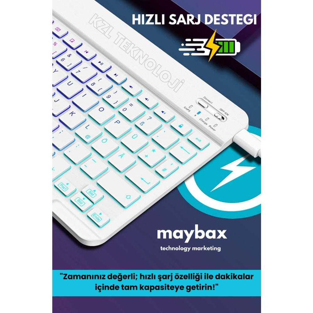 POLYGOLD PG-8033 MINI IŞIKLI PORTABLE KLAVYE