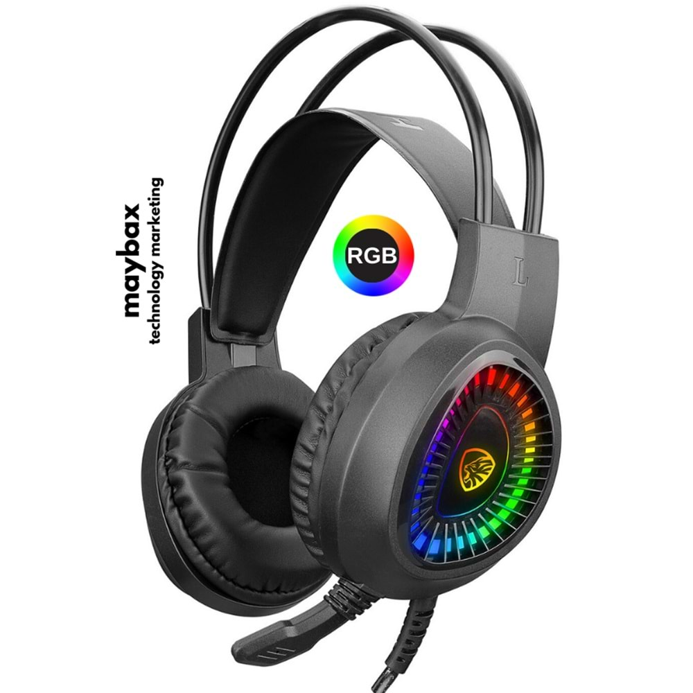 Hytech HY-G3 EAGLE Siyah 7.1 Usb Surround RGB Ledli Gaming Oyuncu Mikrofonlu Kulaklık