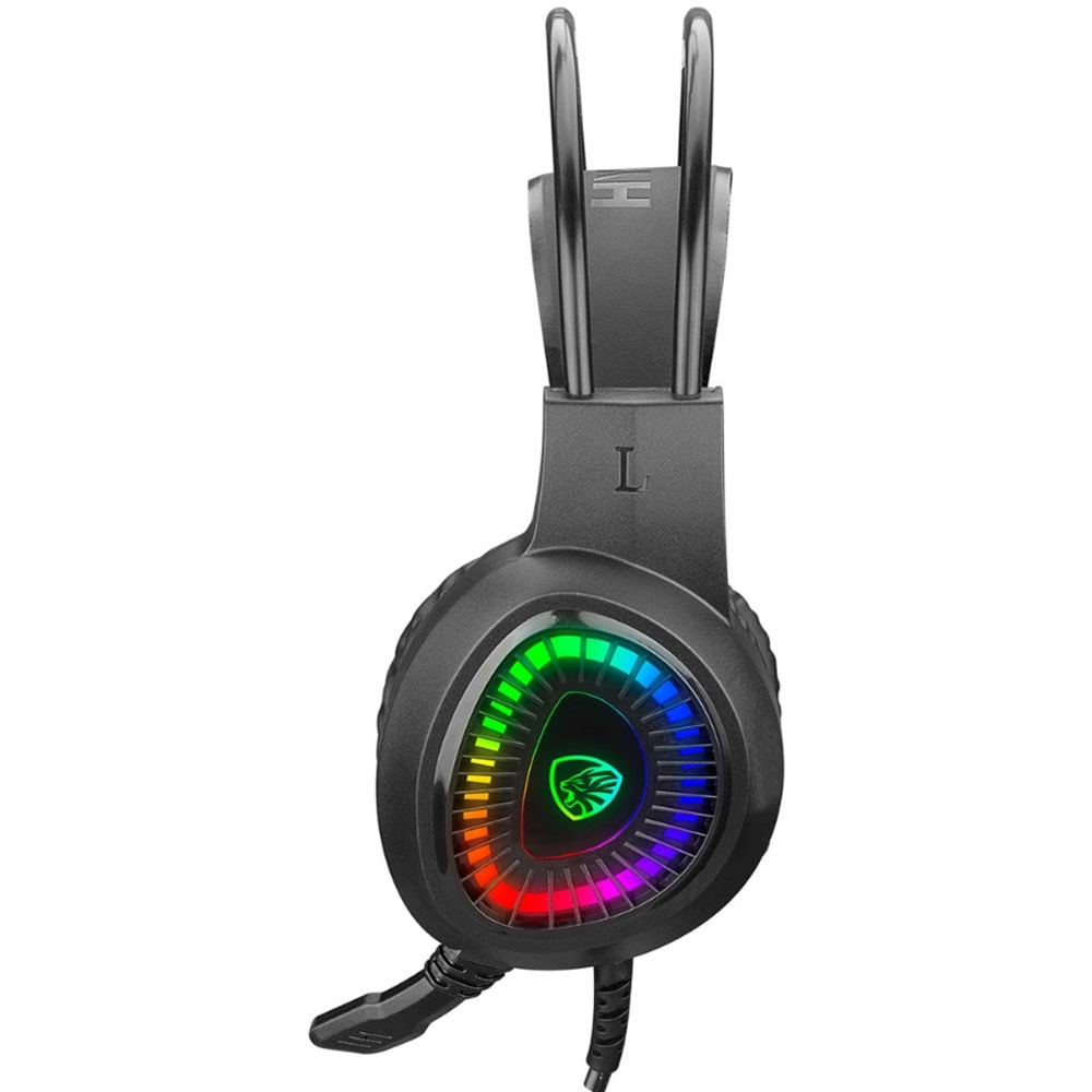 Hytech HY-G3 EAGLE Siyah 7.1 Usb Surround RGB Ledli Gaming Oyuncu Mikrofonlu Kulaklık