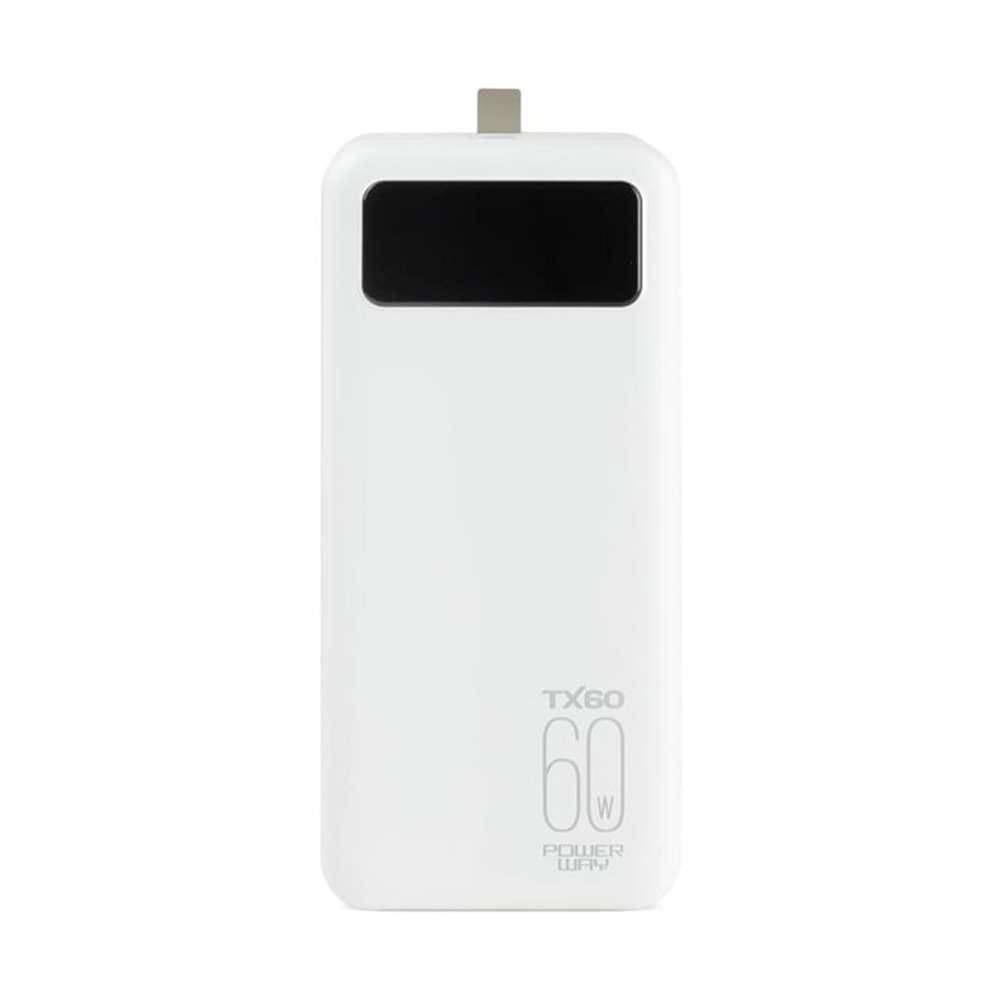 Powerway TX60 60.000 mAh Taşınabilir Hızlı Şarj Cihazı Powerbank