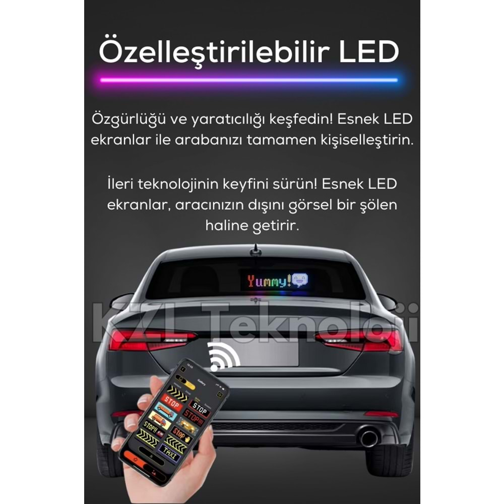 LED MATRİX PANEL 16X64 YAZILI MODEL