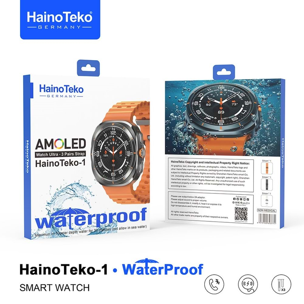 HAINOTEKO TEKO-1 AMOLED AKILLI SAAT