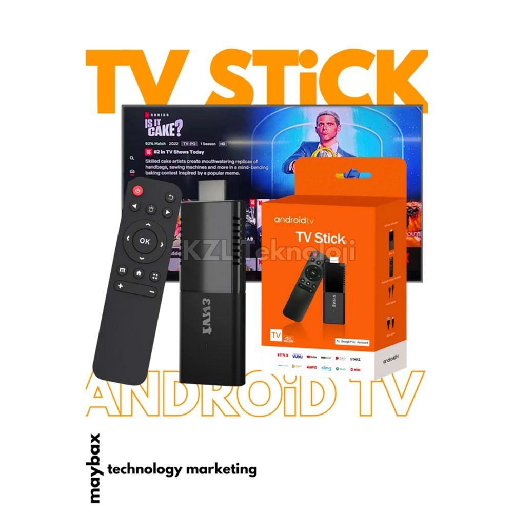 TV STİCK ANDROİD TV BOX CİHAZI