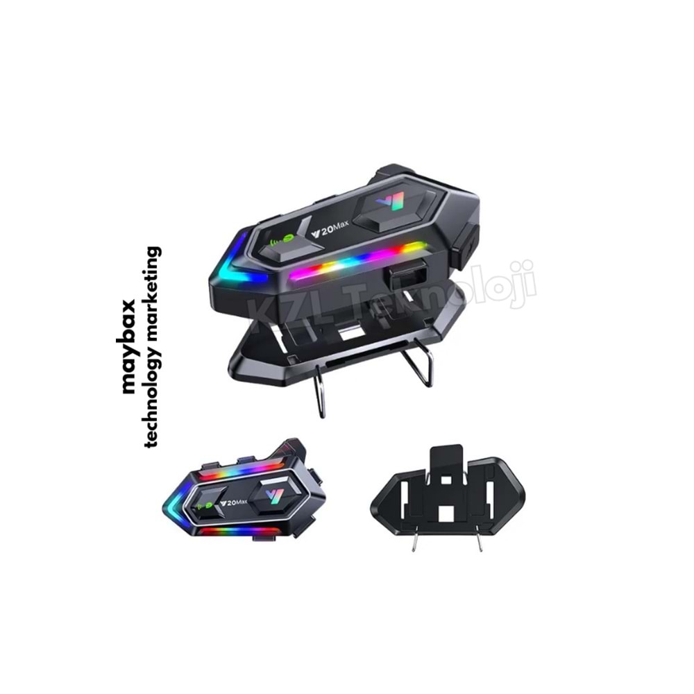 DT-Y20 MAX İNTERKOL MOTORCU KASK BLUETOOTH KULAKLIK
