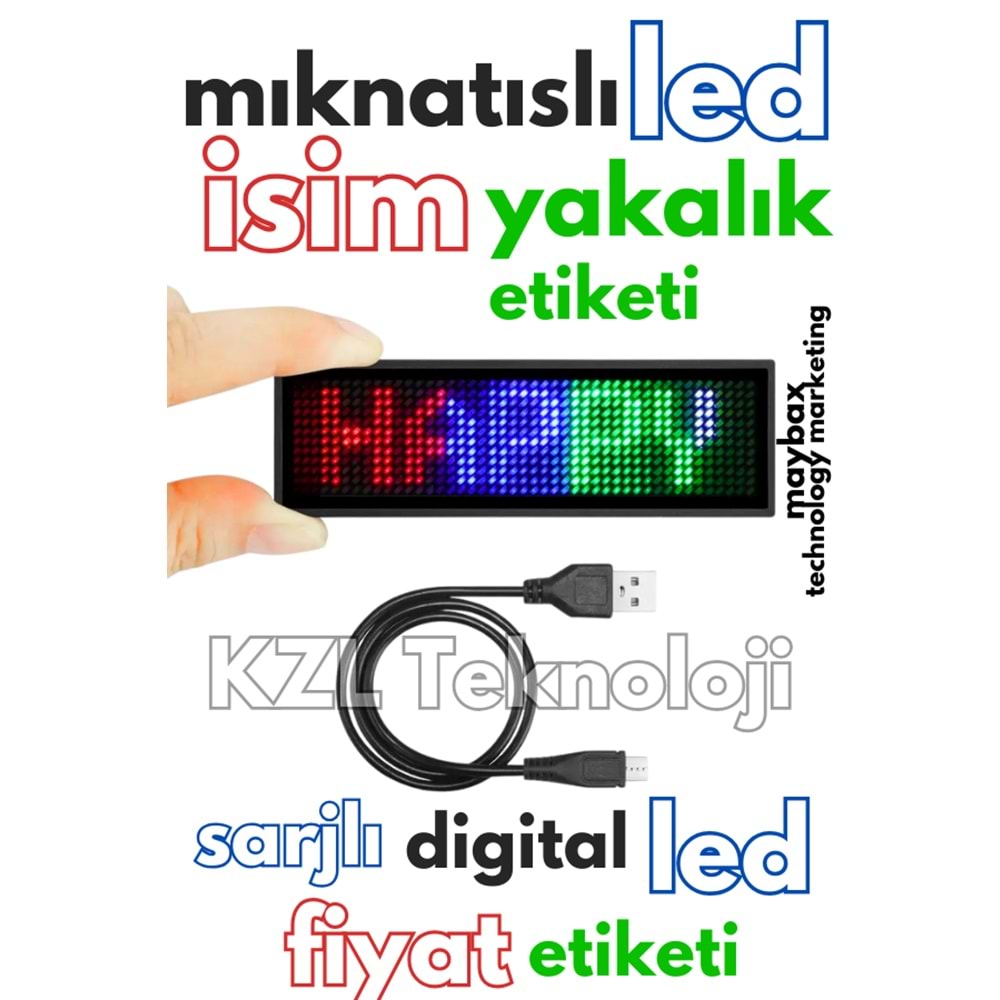 HXP-001 MATRİX LED MİNİ YAKA LED