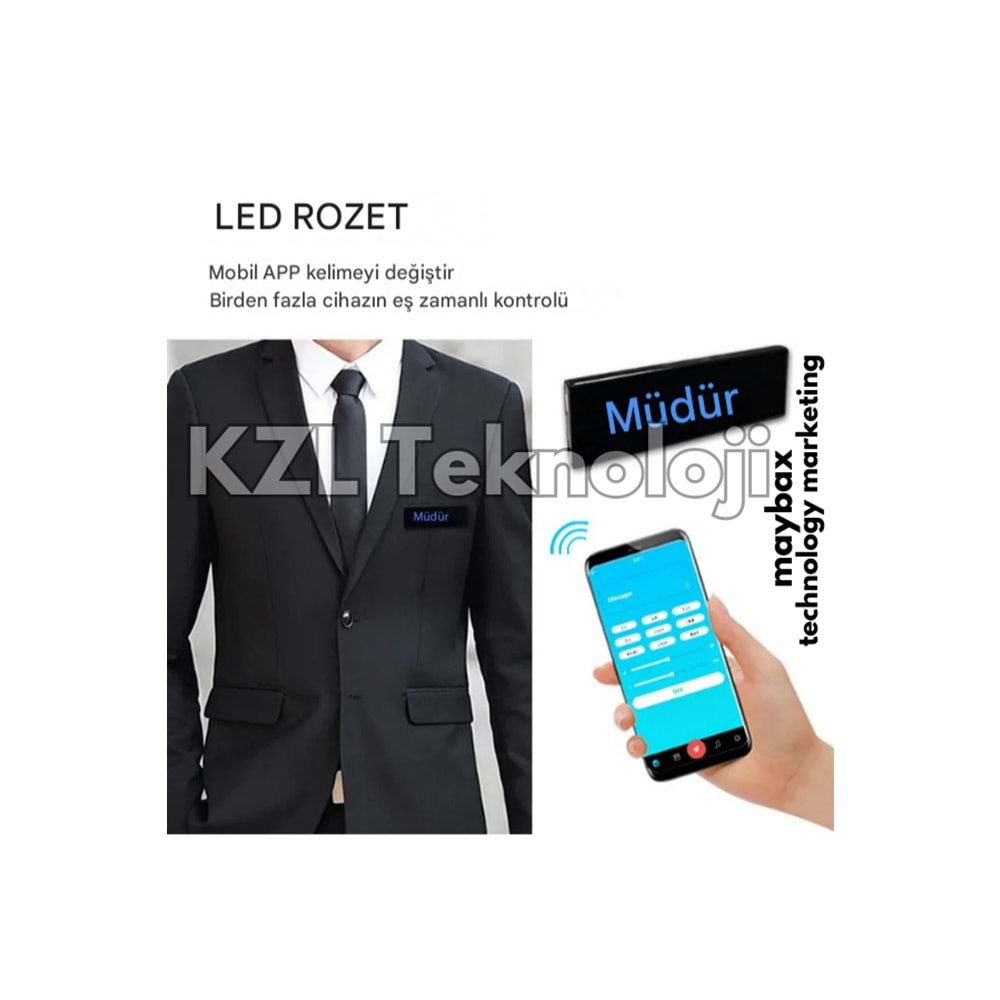 HXP-001 MATRİX LED MİNİ YAKA LED