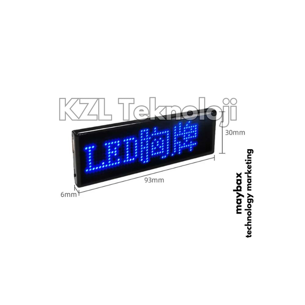 HXP-001 MATRİX LED MİNİ YAKA LED