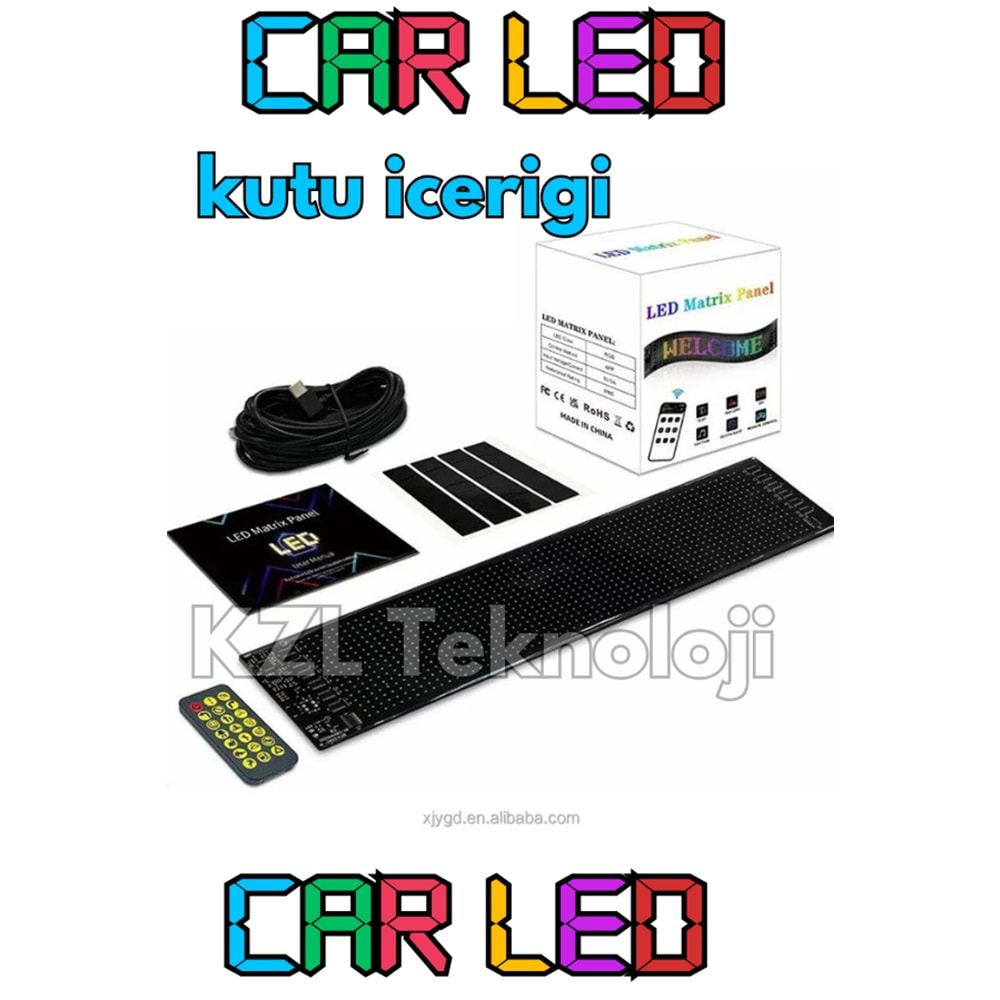 MATRİX LED BÜYÜK BOY 16X96 CM PLUS