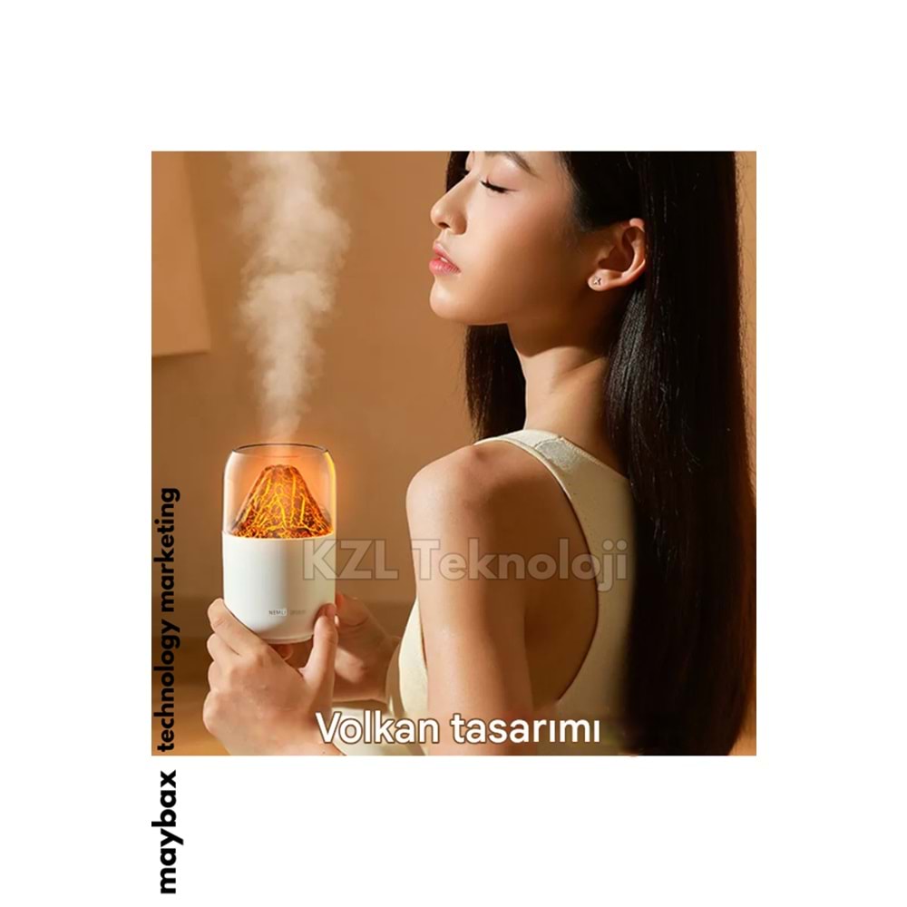 LEERFEİ Y10 ALEVLİ ULTRASONİC HAVA NEMLENDİRİCİ BUHAR MAKİNASI
