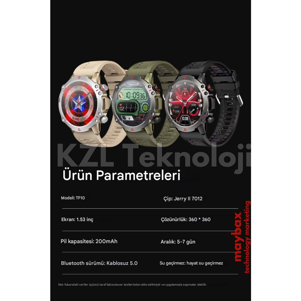 SW-65 3 KORDONLU AMOLED AKILLI SAAT