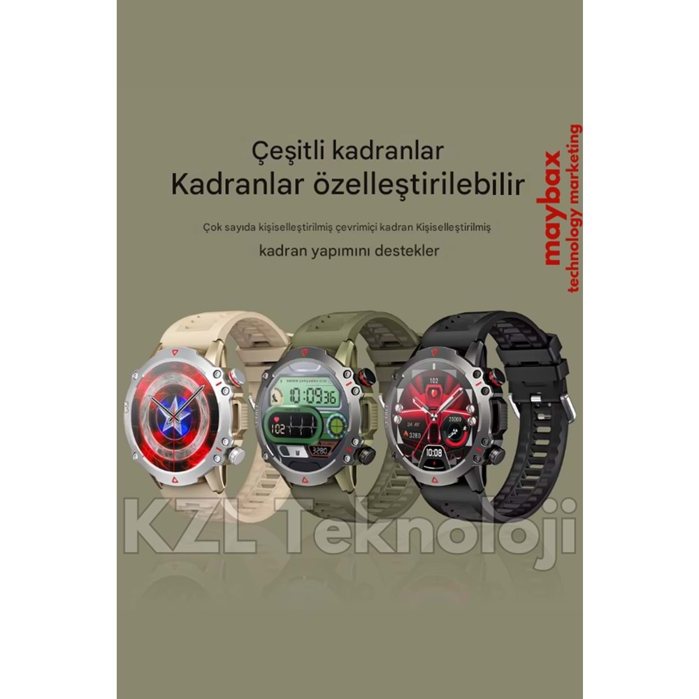 SW-65 3 KORDONLU AMOLED AKILLI SAAT