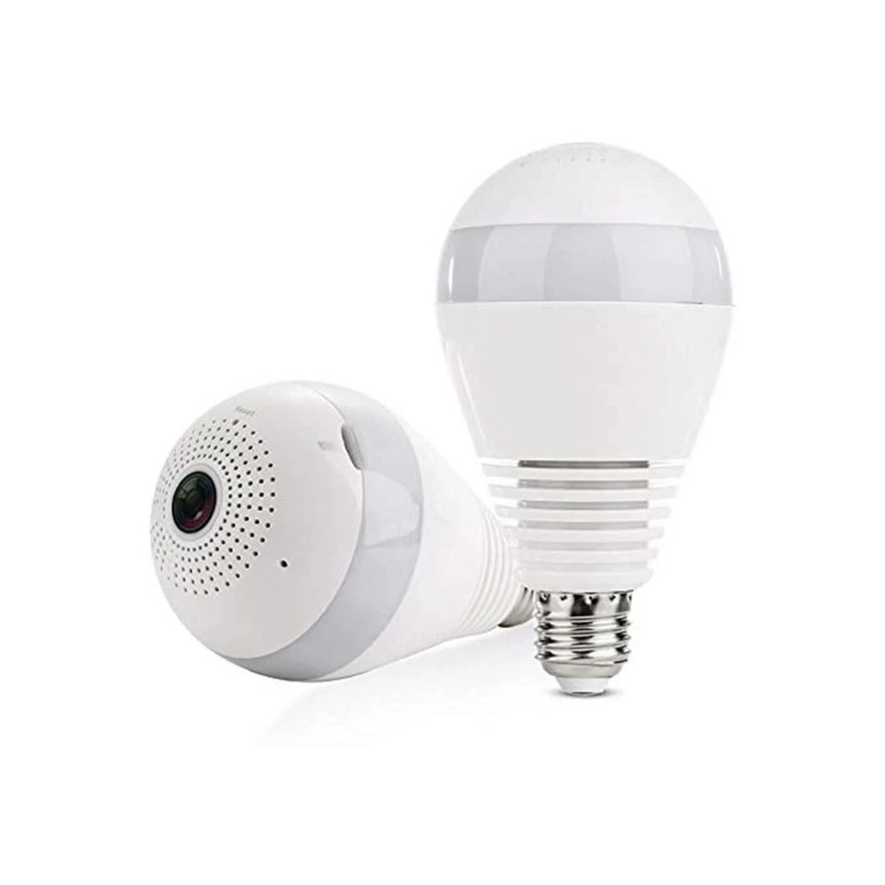 VR CAM VR-V9-X DUY GİRİŞLİ LED AMPÜL HD WI-Fİ KAMERA