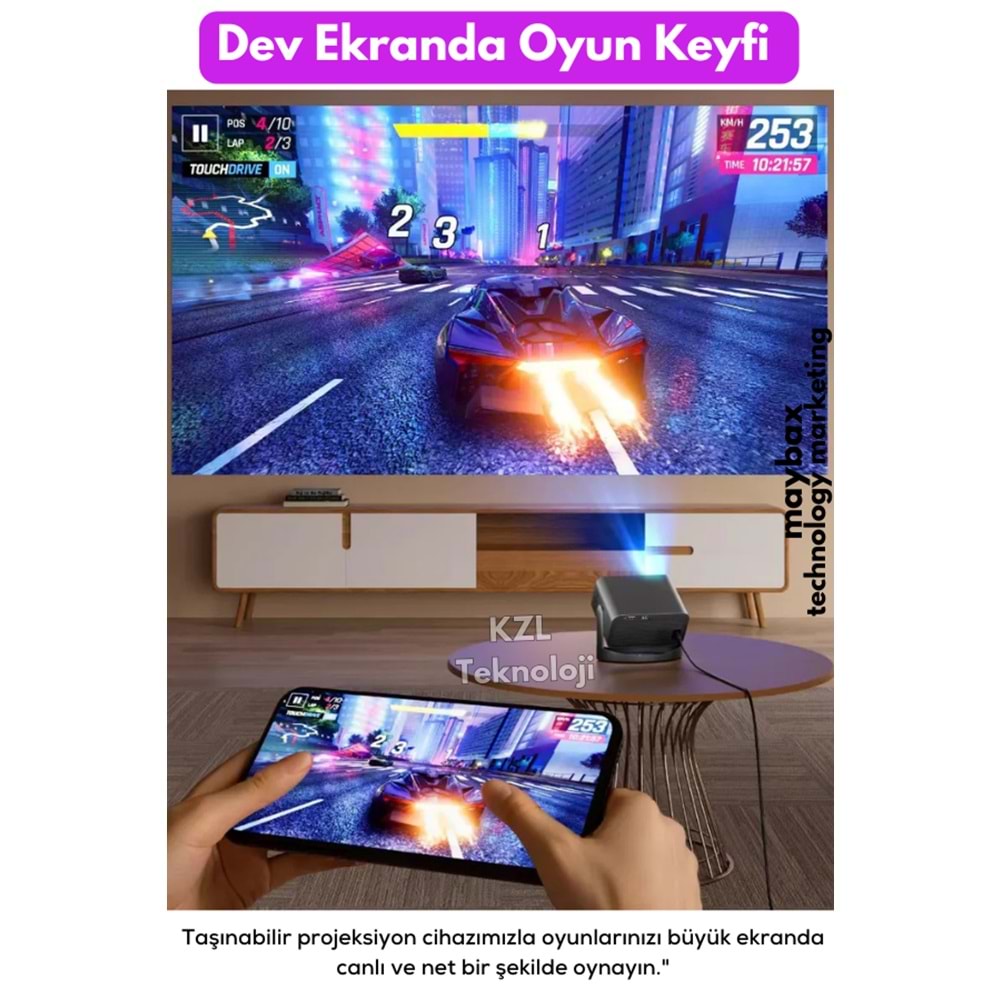 V18 LED PROJEKSİYON