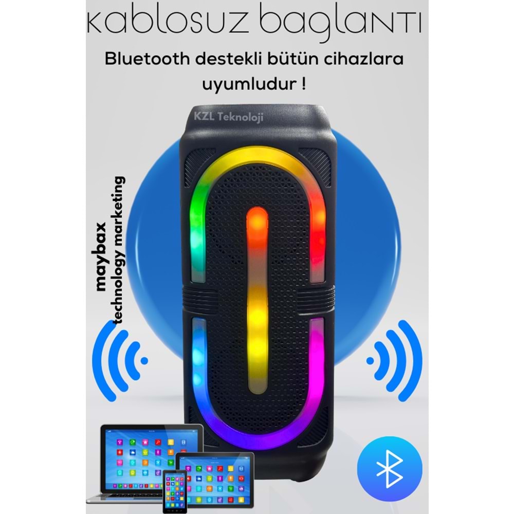 GTS-2132 IŞIKLI BLUETOTH SPEAKER