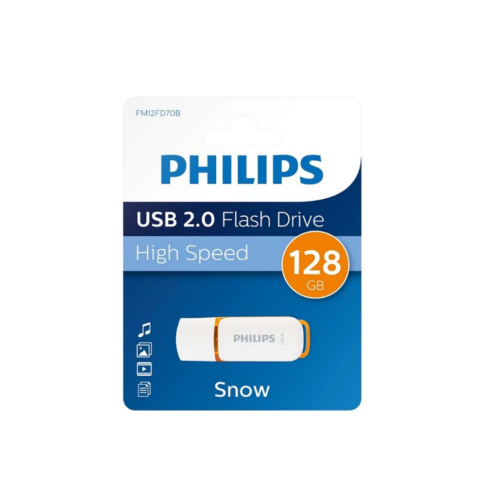 Philips 2.0 128 GB USB Snow Edition Orange FM12FD70B