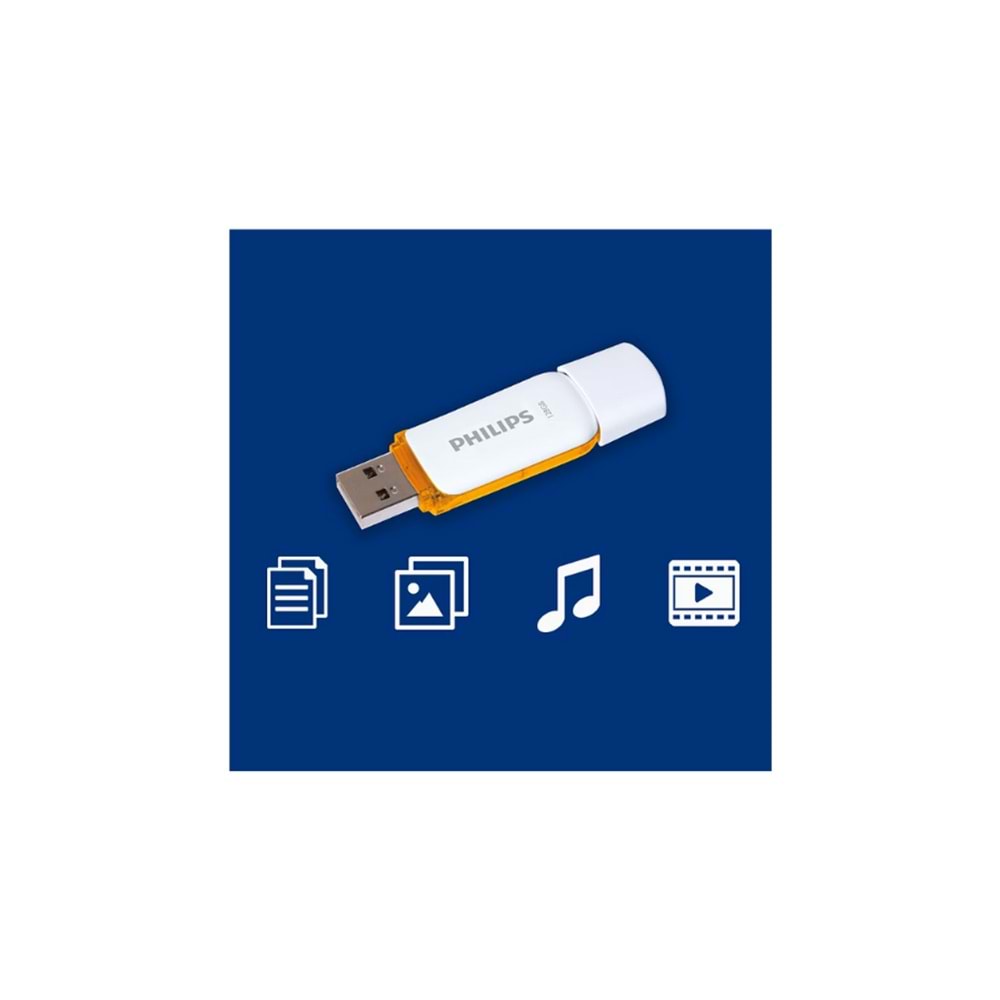 Philips 2.0 128 GB USB Snow Edition Orange FM12FD70B