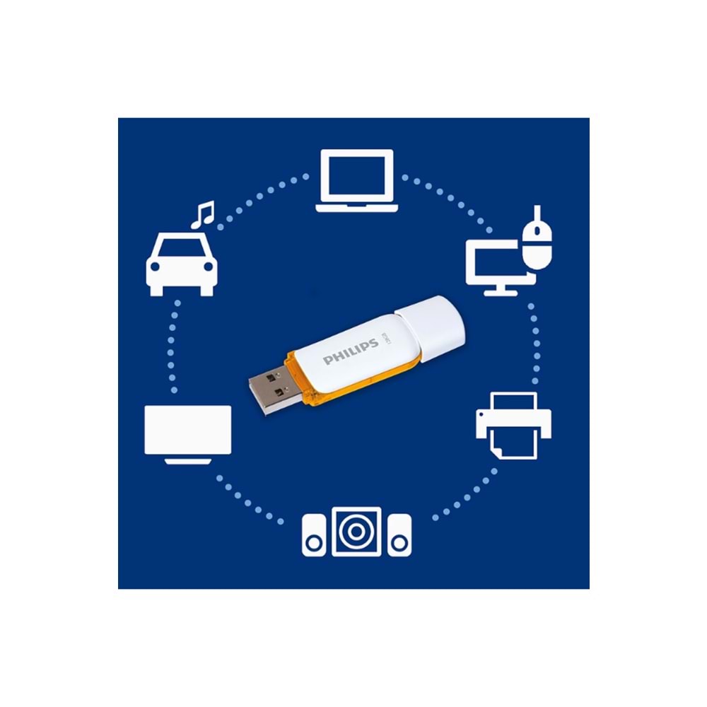 Philips 2.0 128 GB USB Snow Edition Orange FM12FD70B