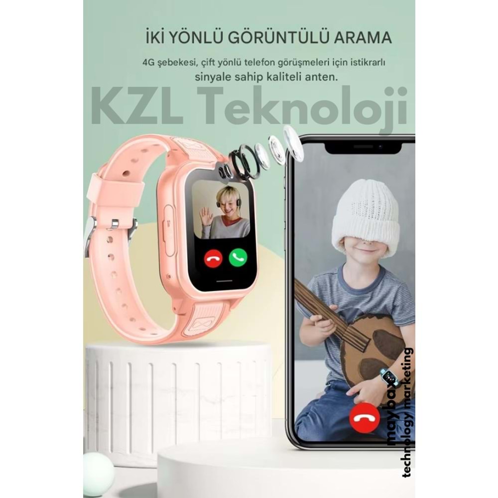 WONLEX GW400S SİM KARTLI 4G GPRS ÇOCUK AKILLI SAATİ