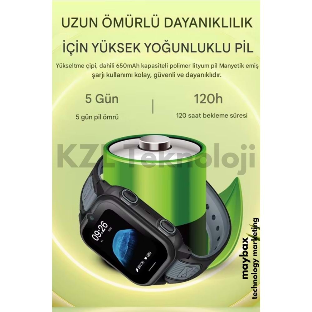 WONLEX GW400S SİM KARTLI 4G GPRS ÇOCUK AKILLI SAATİ