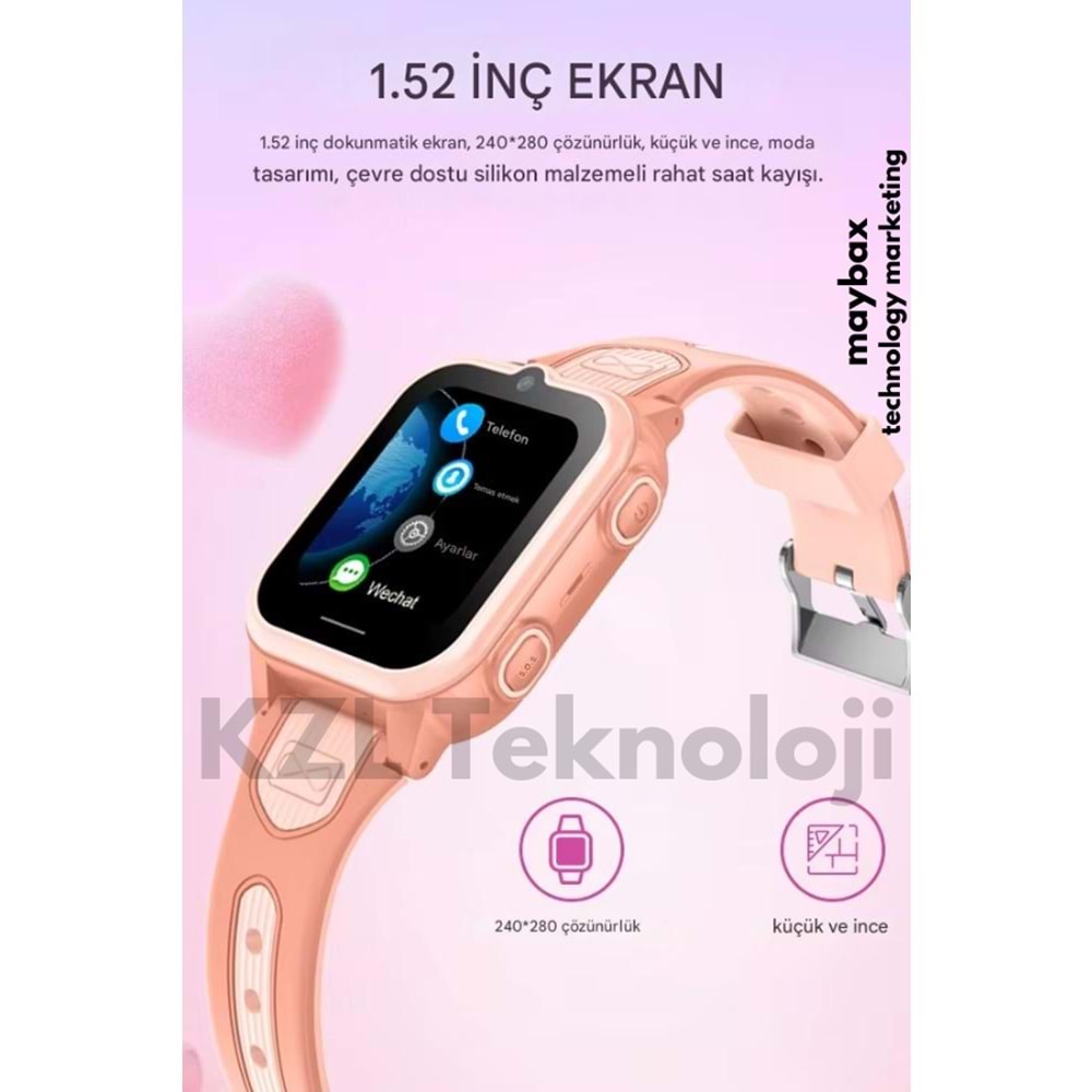 WONLEX GW400S SİM KARTLI 4G GPRS ÇOCUK AKILLI SAATİ