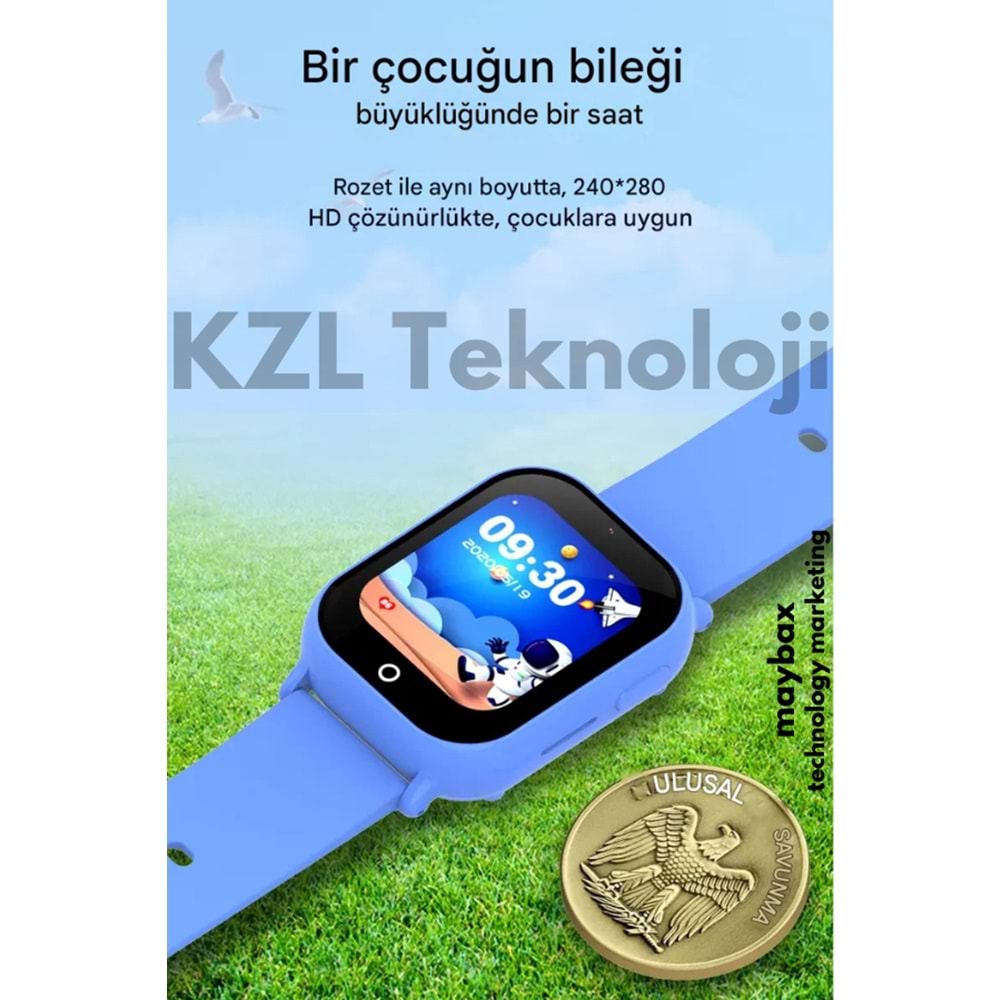 WONLEX KT01 SİM KARTLI 4G GPRS ÇOCUK AKILLI SAATİ