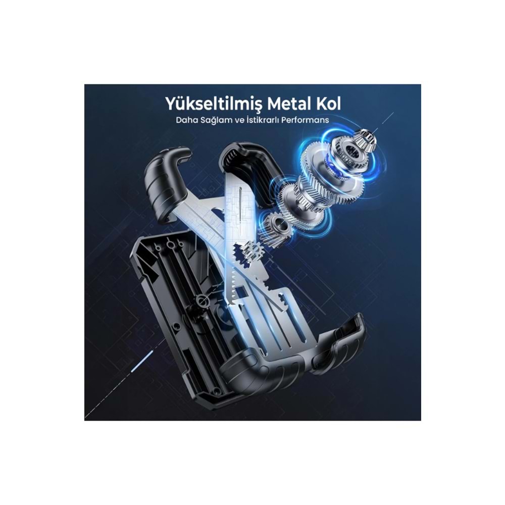 Bix BPH02 360° Derece Ayarlanabilen Gidon Bağlantılı Bisiklet Motosiklet için ABS 4-7.8¨ inç Telefon Tutucu